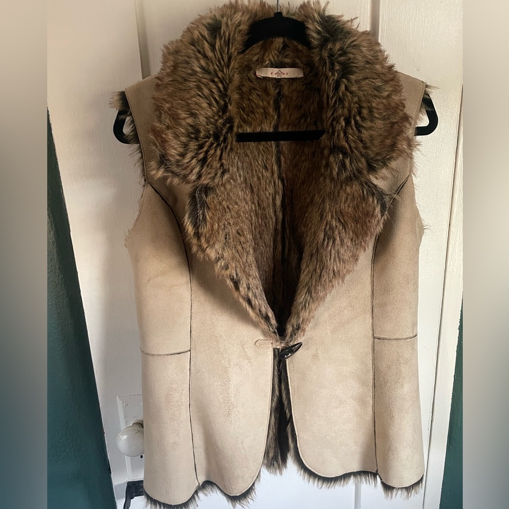 Fever faux fur vest